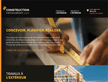 Tablet Screenshot of constructionrenovation.com